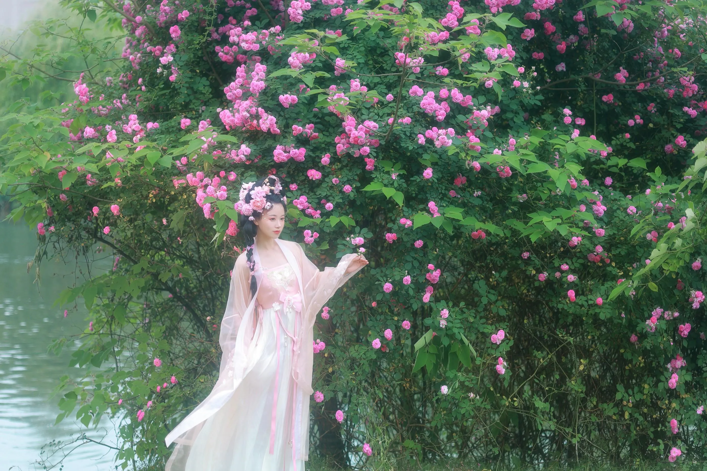 [艺图语] 2022.06.18 蔷薇花神 笑笑 [35P]插图9